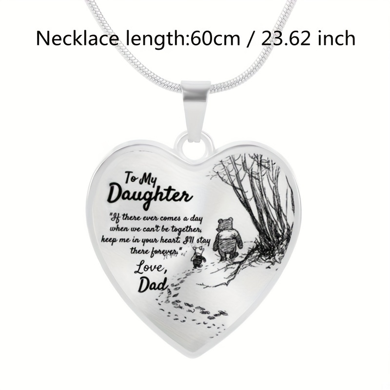 Daddy's Girl Now My Love Necklace Memorial Gift